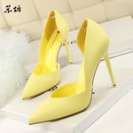 Yellow Shoes Women Bridal Wedding Shoes Ladies