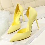 Yellow Shoes Women Bridal Wedding Shoes Ladies