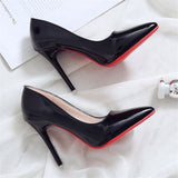 Classic Women Shoes Pointed Toe Pumps Patent Leather