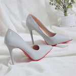 Classic Women Shoes Pointed Toe Pumps Patent Leather