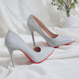 Classic Women Shoes Pointed Toe Pumps Patent Leather