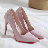 Classic Women Shoes Pointed Toe Pumps Patent Leather